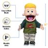14" Jesus is My Superhero, Peach Boy, Christian Ministry Hand Puppet view 3