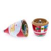 5 pcs/ 5.5" Santa Wooden Christmas Nesting Dolls view 3