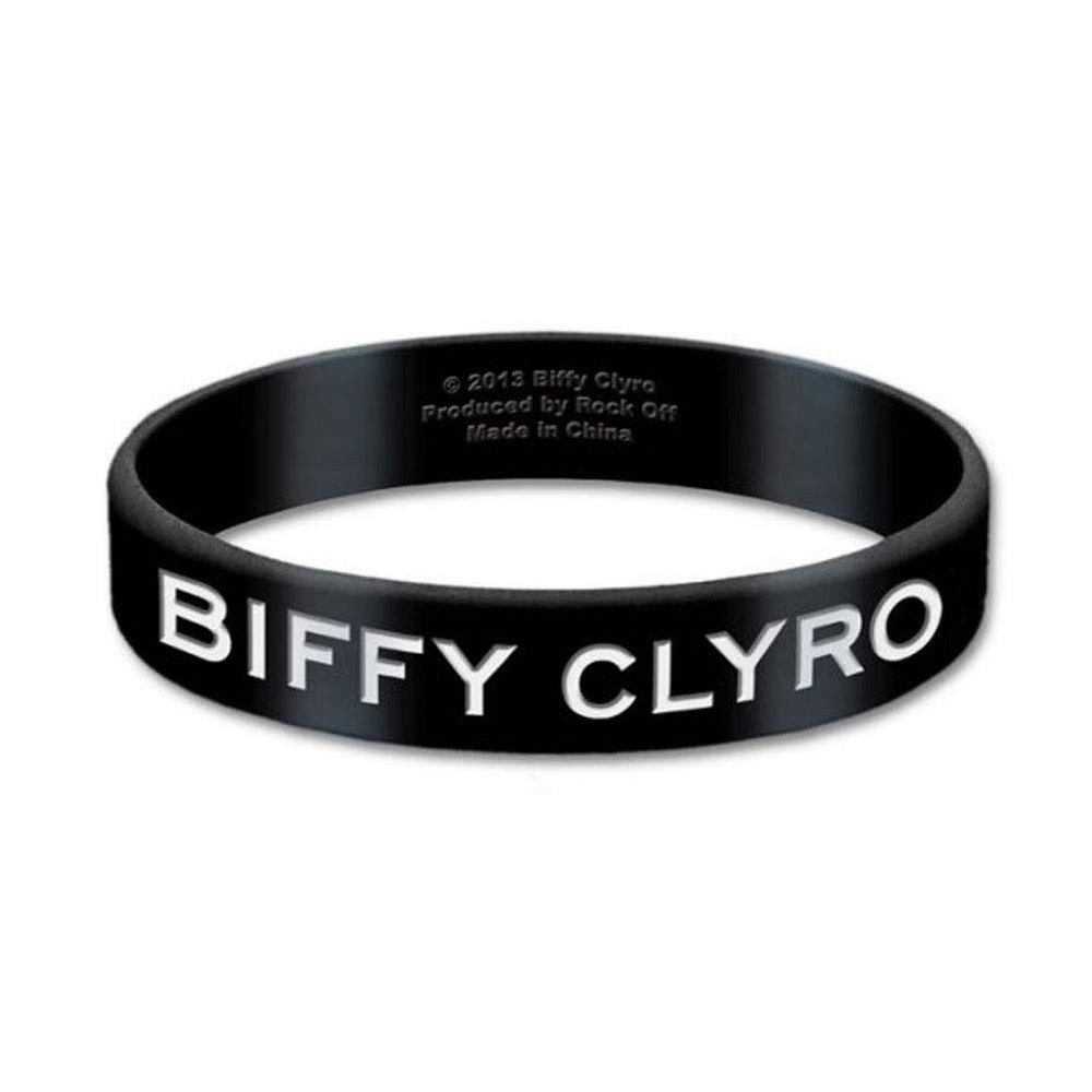Biffy Clyro Men's Logo Rubber Bracelet Black