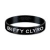 Biffy Clyro Men's Logo Rubber Bracelet Black view 1