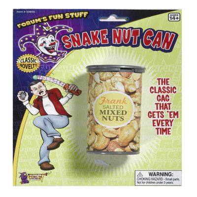Forum Novelties Classic Snake in Nut Can Joke Gag