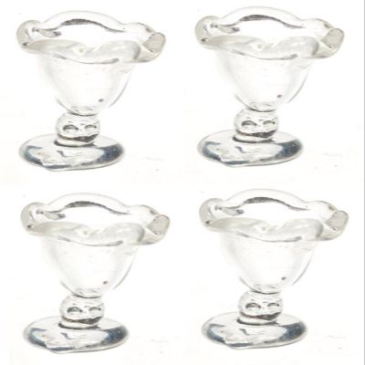 1:12 Scale 4 Pc Dessert Dishes SET #Fa40327