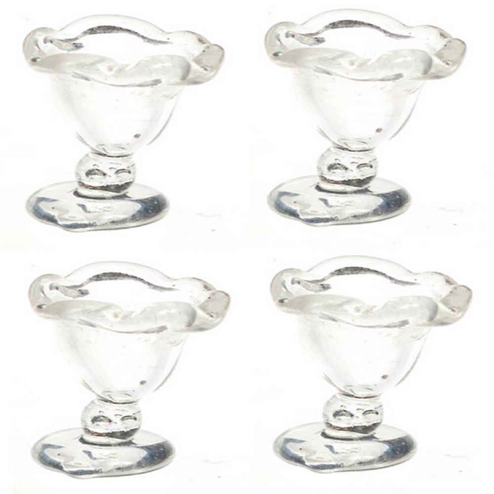 1:12 Scale 4 Pc Dessert Dishes SET #Fa40327
