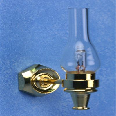 Dollhouse Miniature 1:12 Scale Clear Wall Sconce #Mh0803