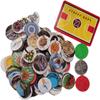 200 Assorted Pog Milkcaps with 6 Slammers view 1