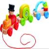 Hape Wooden Railway Triple Play Wooden Train Set view 1