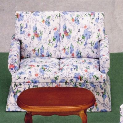 Dollhouse Miniature 1:12 Scale Loveseat #T6444