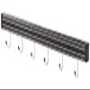 Update International MTH-24P Magnetic Tool Holder with Mounting Screws, Black, 24-Inch, Garden, Lawn, Maintenance view 1