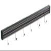 Update International MTH-24P Magnetic Tool Holder with Mounting Screws, Black, 24-Inch, Garden, Lawn, Maintenance view 2