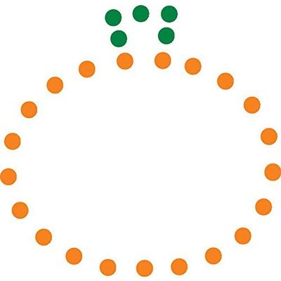 Creative Converting Pumpkin Body Jewelry Tattoo