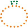 Creative Converting Pumpkin Body Jewelry Tattoo view 1