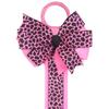 Allydrew Duck, Turkey, Elephant, Pig Ribbon Sculpture Hair Clips with Leopard Hair Bows & Hair Clips Organizer, Hot Pink view 2