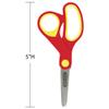 BAZIC Products School Student Scissors 5", Soft Grip Stainless Steel Scissor, Safe Blunt Tip Right Left Handed, Craft Scissor, 144-Packs view 3