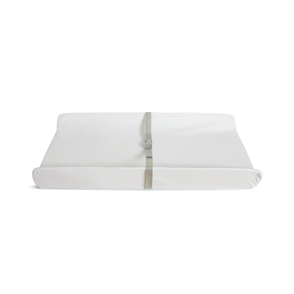 Munchkin Secure Grip Baby Diaper Changing Pad for Dresser, Waterproof and Wipeable, Contoured, Standard Size (14.75" x 31"), White