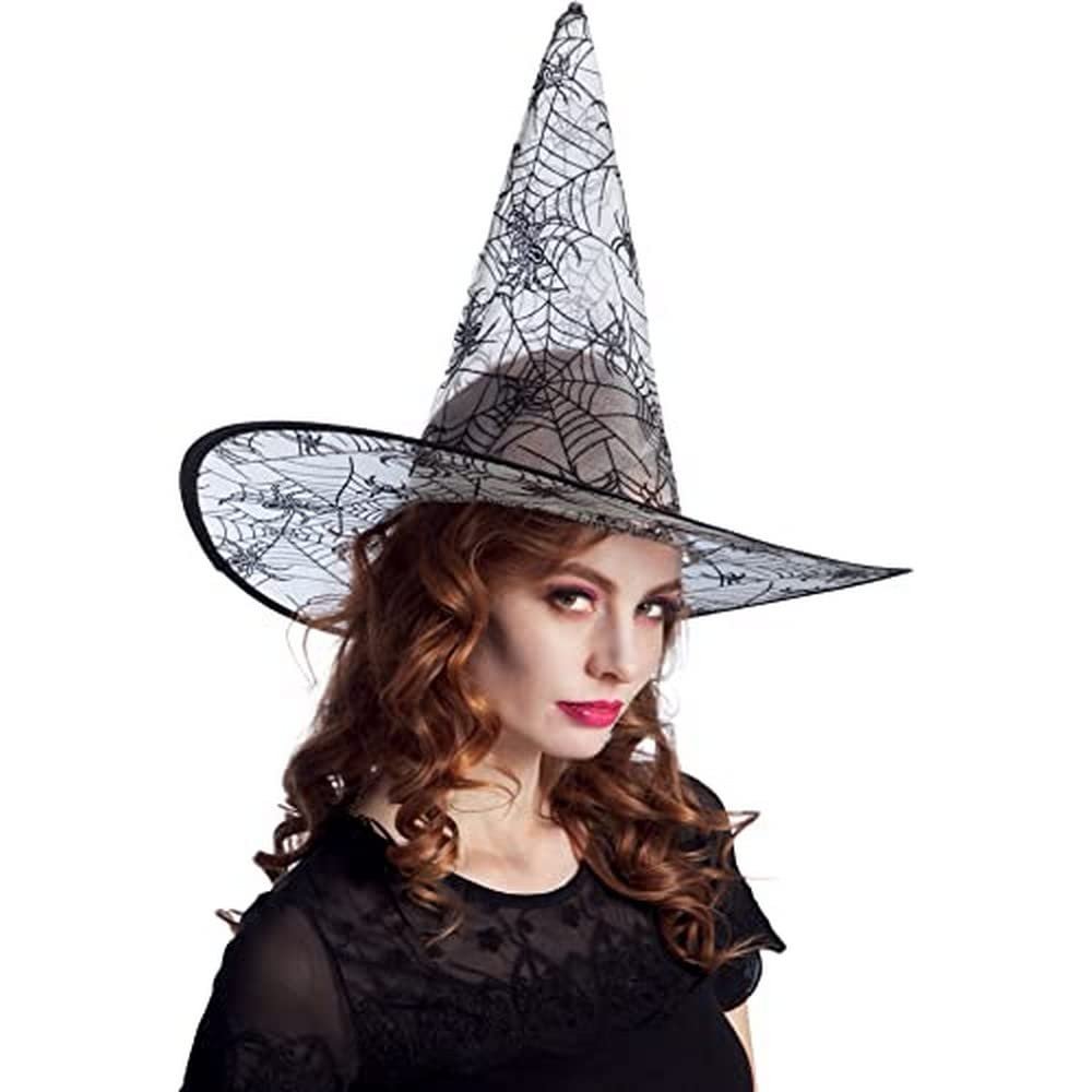 Boland 96923 - cobwebby witch hat for adults