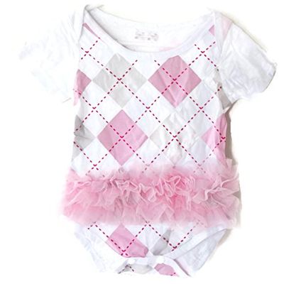 Addison's Anthem Pink Pattern One Piece 12 To 24 Months