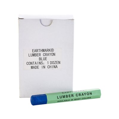 Blue Lumbar Marking Crayons
