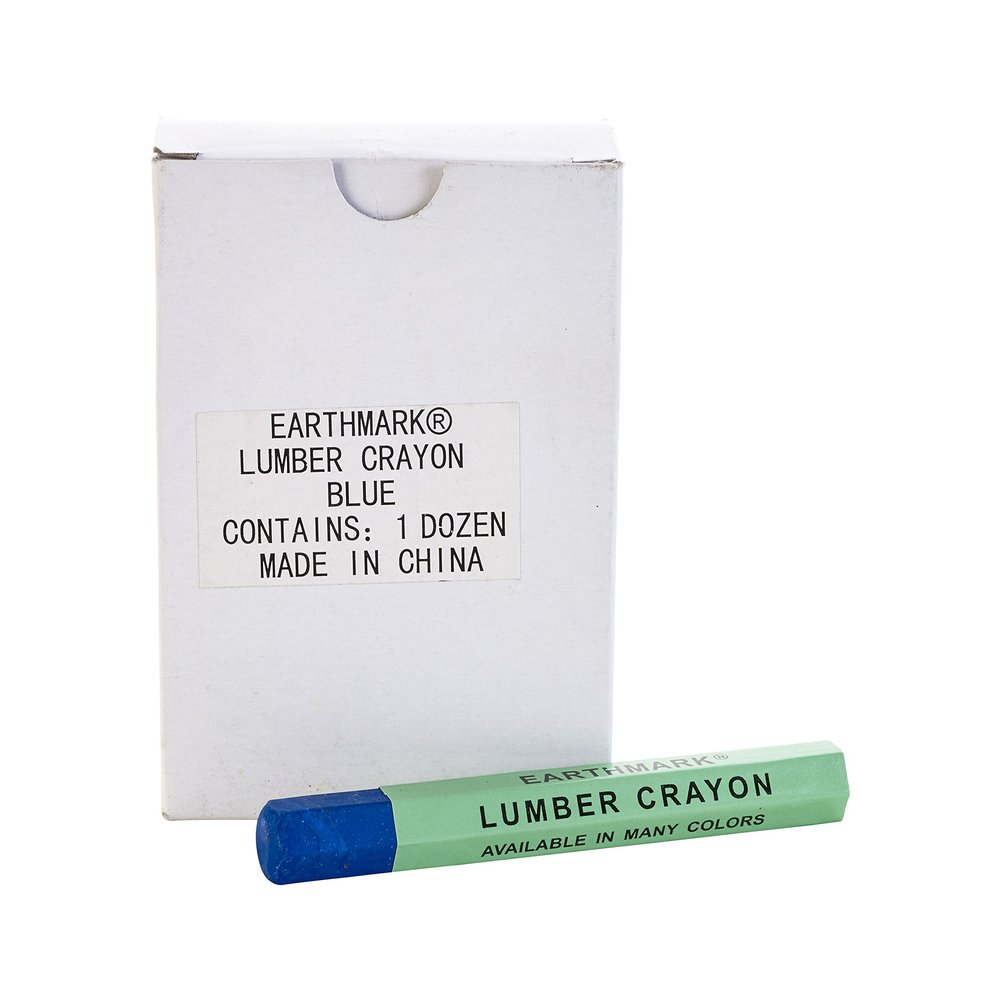 Blue Lumbar Marking Crayons