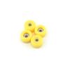 iSaddle Professional Maple Complete Wooden Fingerboard with Nuts Trucks Tool Kit - Basic Bearing Wheels (Yellow Wheels) view 2