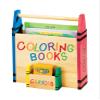 Fox Valley Traders Coloring Book Caddy - Coloring Book Organizer with Crayon Storage  Book Carrier  Tote view 1