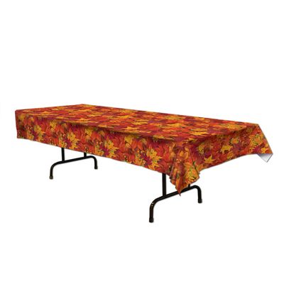 Fall Leaf Tablecover 54" x 108", Pkg/3
