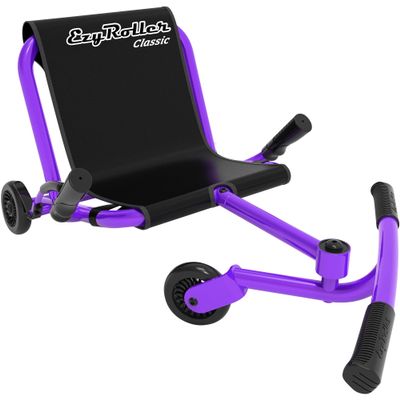 EzyRoller Classic Ride on Scooter for Kids Ages 4+ - Purple.