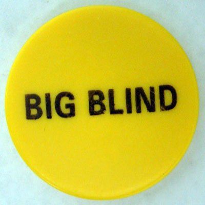 Poker Big Blind Ceramic Dealer Button