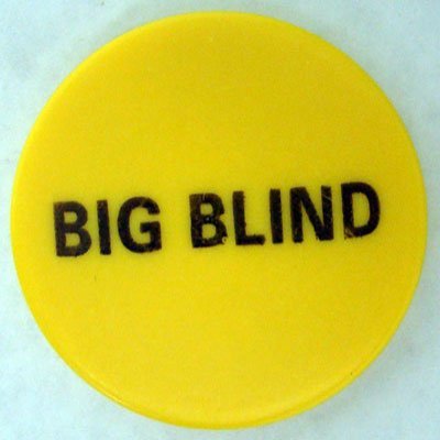 Poker Big Blind Ceramic Dealer Button