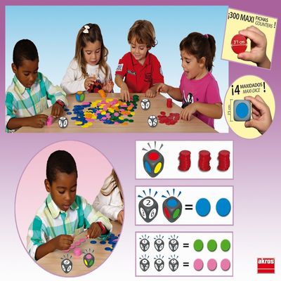 Akros Akros33110 Classify Colours and Learn to Count Game