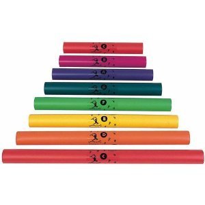 1-3/4" BoomWhackers Percussion Tube Set polyurethane plastic Set of 8