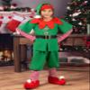 Fun Costumes Kid's Youth Holiday Elf Costume, Spread Joy and Magic with this Festive Christmas Outfit - Large - Green view 2