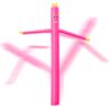 Cloud 9 Inflatable Wacky Waving Tube Man, Pink 20 ft Dancing Air Puppet with Flailing Arms view 3