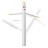 Cloud 9 Inflatable Wacky Waving Tube Man, White 20 ft Dancing Air Puppet with Flailing Arms view 3
