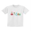 TOOLOUD Cute Christmas Matryoshka Nesting Dolls Childrens T-Shirt - White - XL view 1