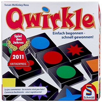 Schmidt Spiele 49311 Qwirkle, Year 2011, Tile-top Game, Colourful (German Version)