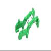 GPM For Traxxas 1/16 Mini E-Revo Upgrade Parts Aluminum Rear Wing Mount - 1 Set Green view 1