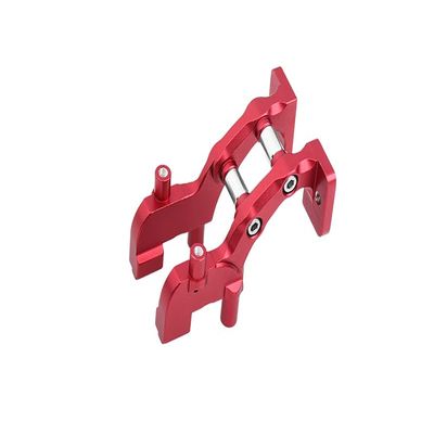 GPM For Traxxas 1/16 Mini E-Revo Upgrade Parts Aluminum Rear Wing Mount - 1 Set Red