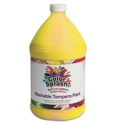 S&S Worldwide Yellow Color Splash Tempera Paint Gallon