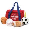 Baby GUND My First Sports Bag Stuffed Plush Playset, Baby Gift Toys for Boys and Girls Ages 1 & Up, 5 Piece, 8" view 1