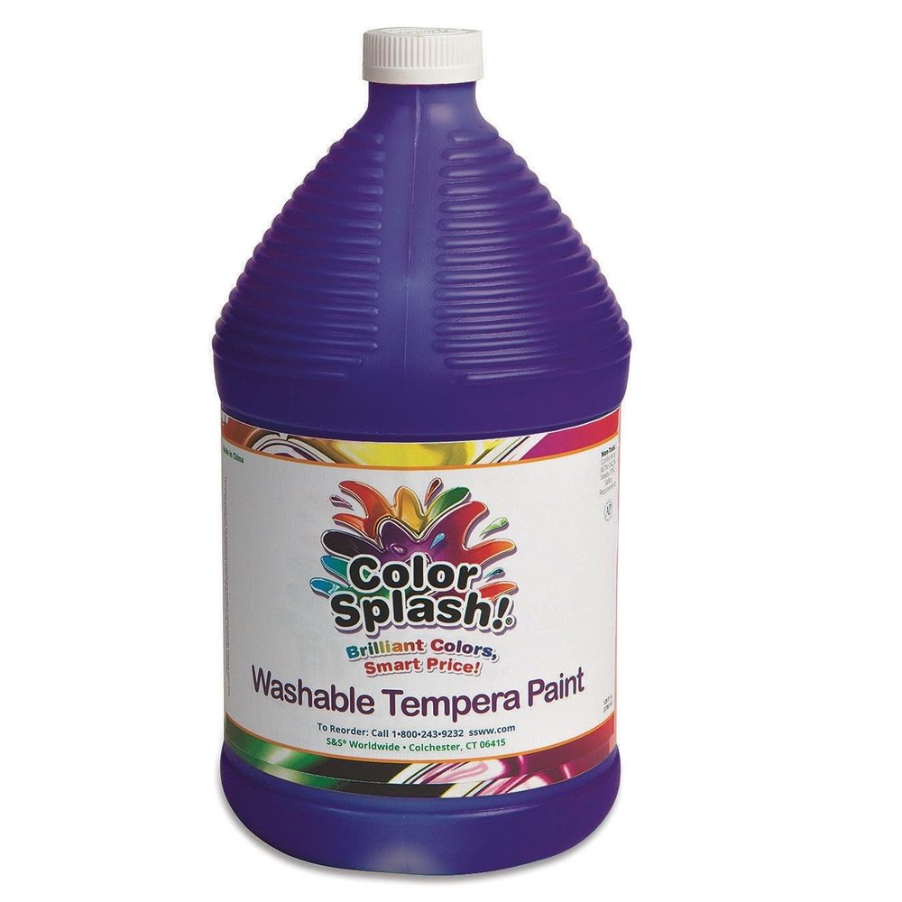 Color Splash! Washable Tempera Paint - 128oz., Violet, Violet