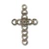 14kt Yellow Gold Hearts w/Sunburst Medal 1 X 5/8 inches view 1