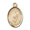 14kt Yellow Gold Blessed Trinity Medal 1/2 x 1/4 inches view 1