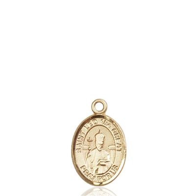 14kt Yellow Gold Blessed Karolina Kozkowna Medal 1/2 x 1/4 inches
