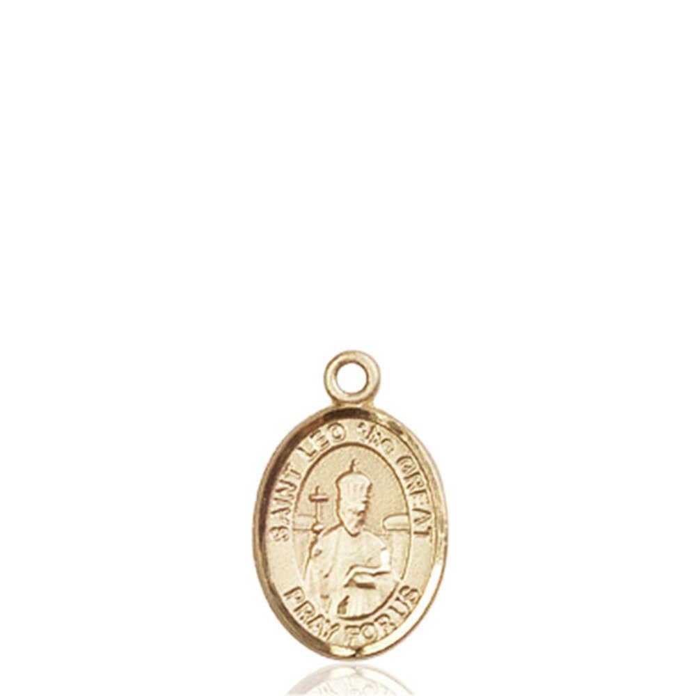 14kt Yellow Gold Blessed Karolina Kozkowna Medal 1/2 x 1/4 inches