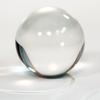 Zeekio Clear Acrylic Contact Ball - 100mm - Approx. 4" view 2