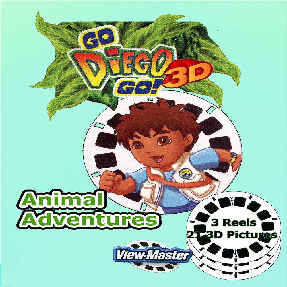 Go DIEGO Go - Classic ViewMaster 3 Reel Set