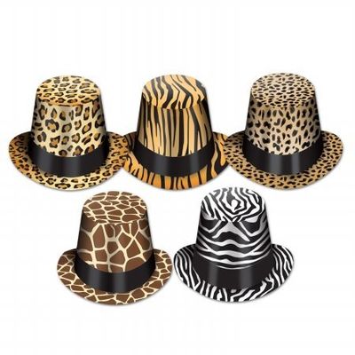 DDI 1908170 Animal Print Hi-Hats Case of 25