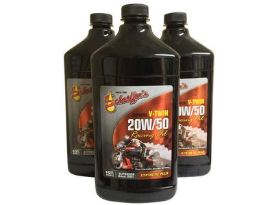 Schaeffer's 707 20w-50 Racing Oil V-twin Synthetic Plus (3-quarts)