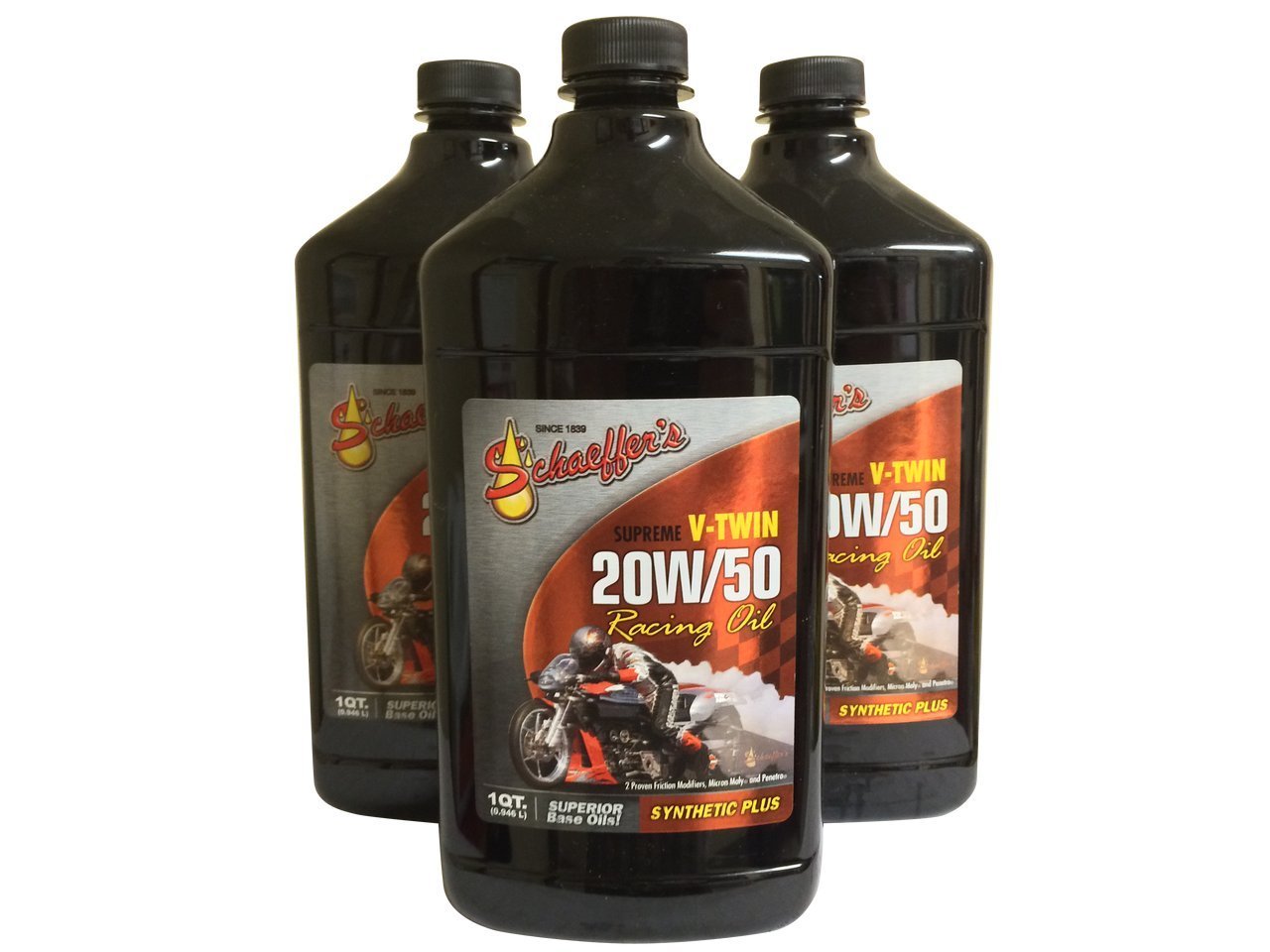 Schaeffer's 707 20w-50 Racing Oil V-twin Synthetic Plus (3-quarts)
