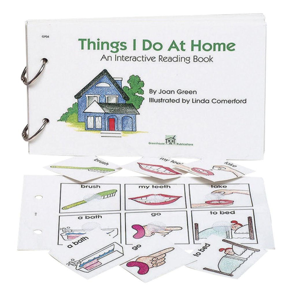 Things I Do at Home Interactive Reading Book